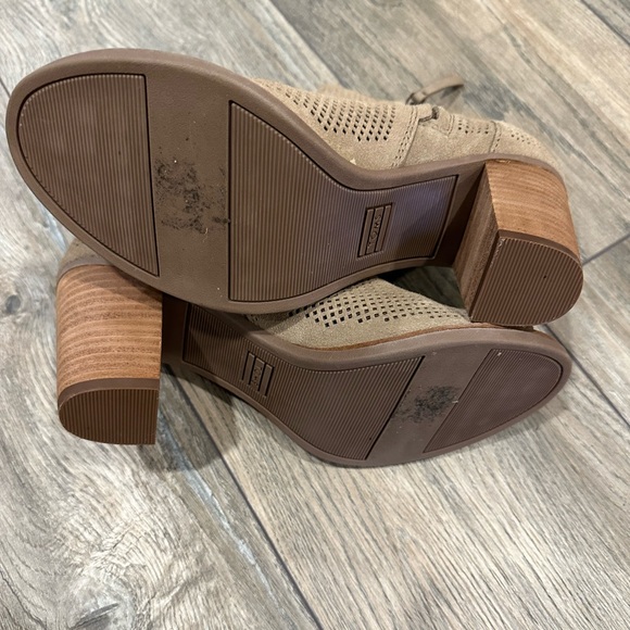 Toms Majorca Peep Toe Bootie size 7.5 - Picture 3 of 6